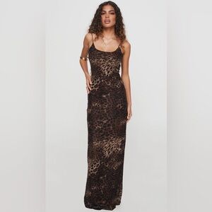 Knox maxi dress leopard